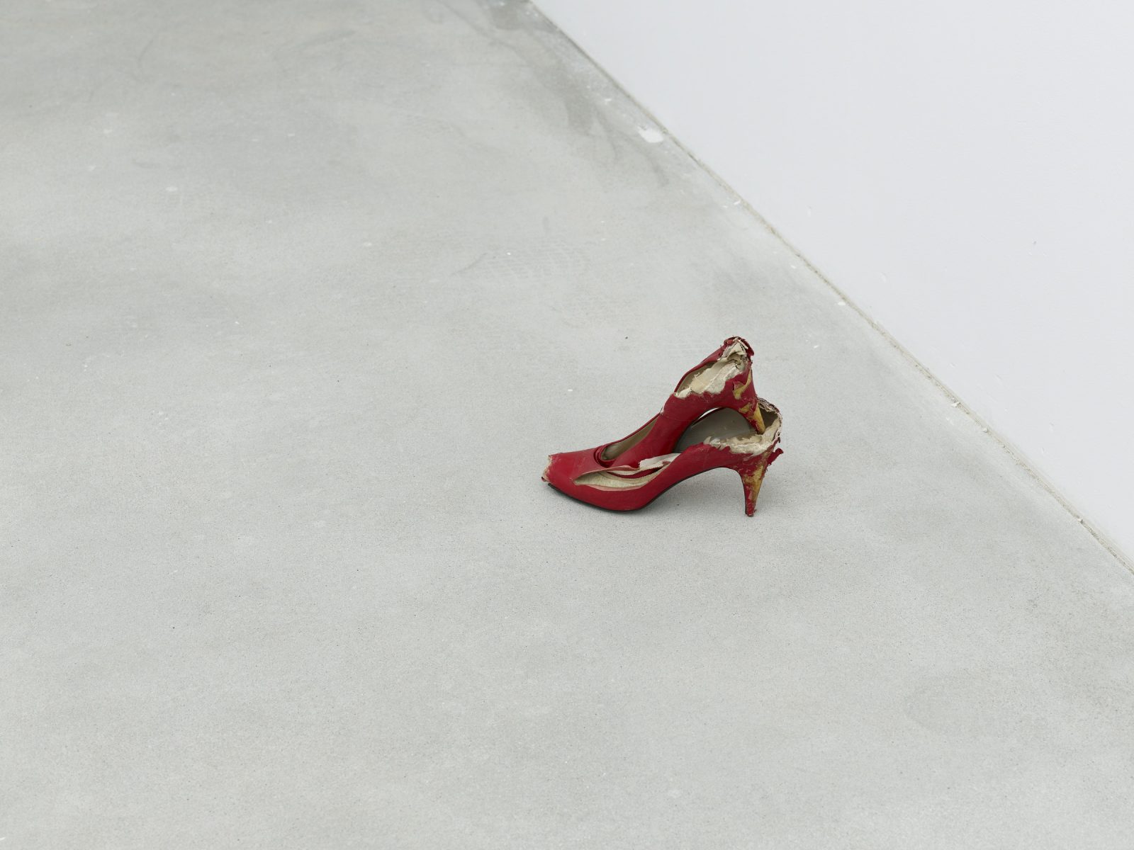 Pimpek (b. 2010) 
 Untitled, chewed shoes 