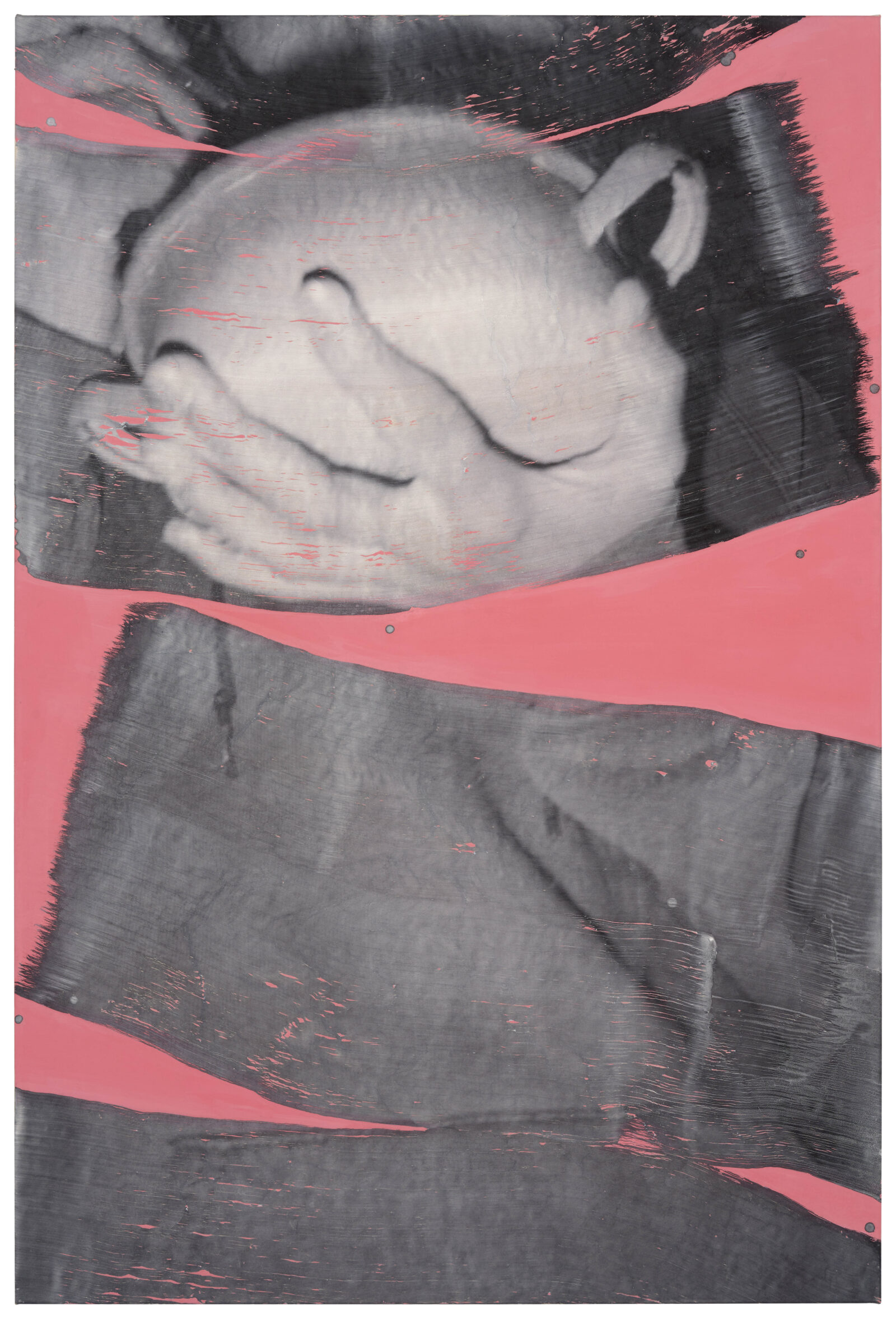 Tatjana Danneberg
Podcasts, 2023, 180 × 120 cm
Ink-jet print, pigments, gesso, glue on canvas