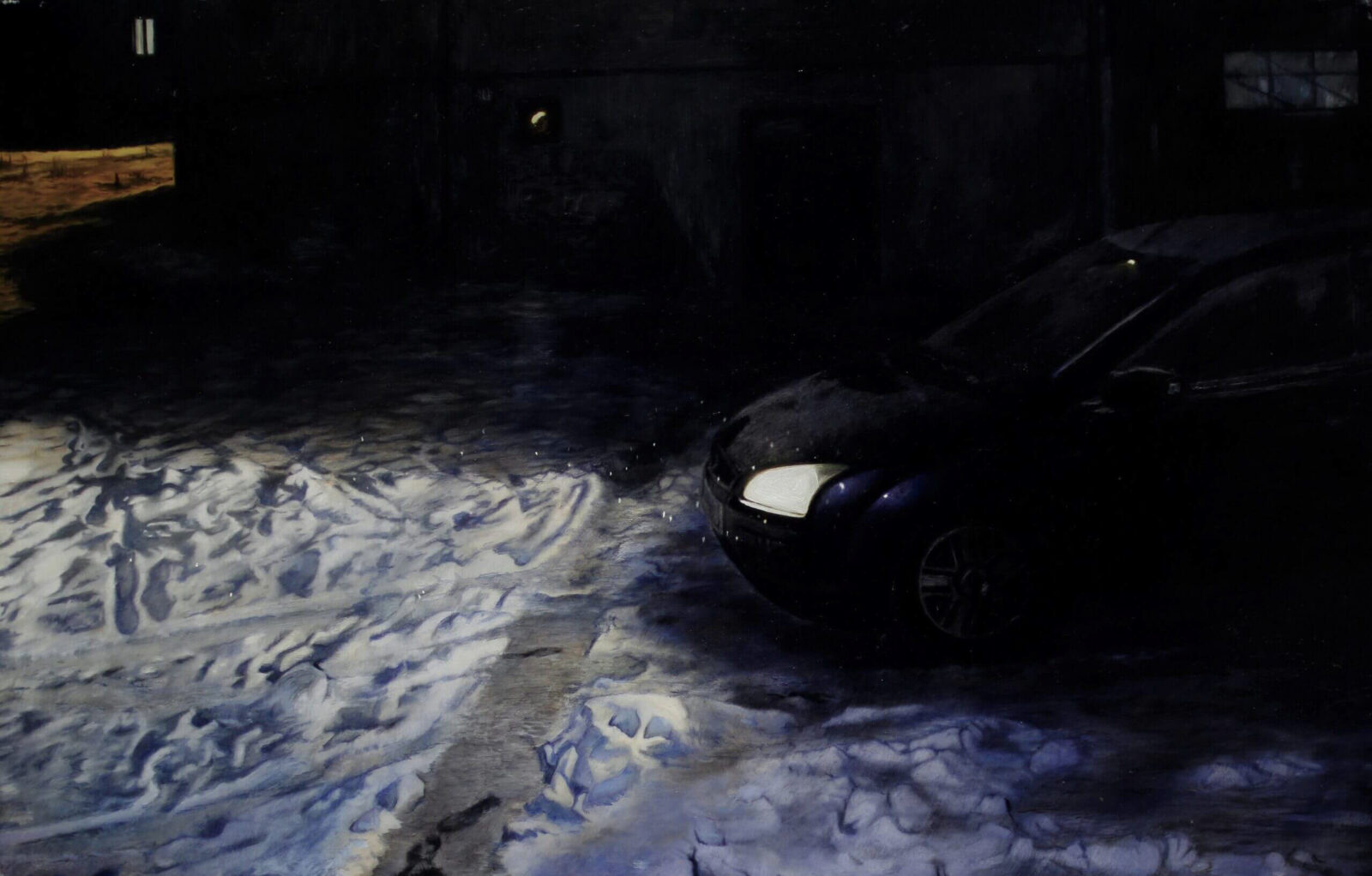 Karol Palczak
Ford Ceśka, 2019
oil on aluminium
33 × 51,5 cm